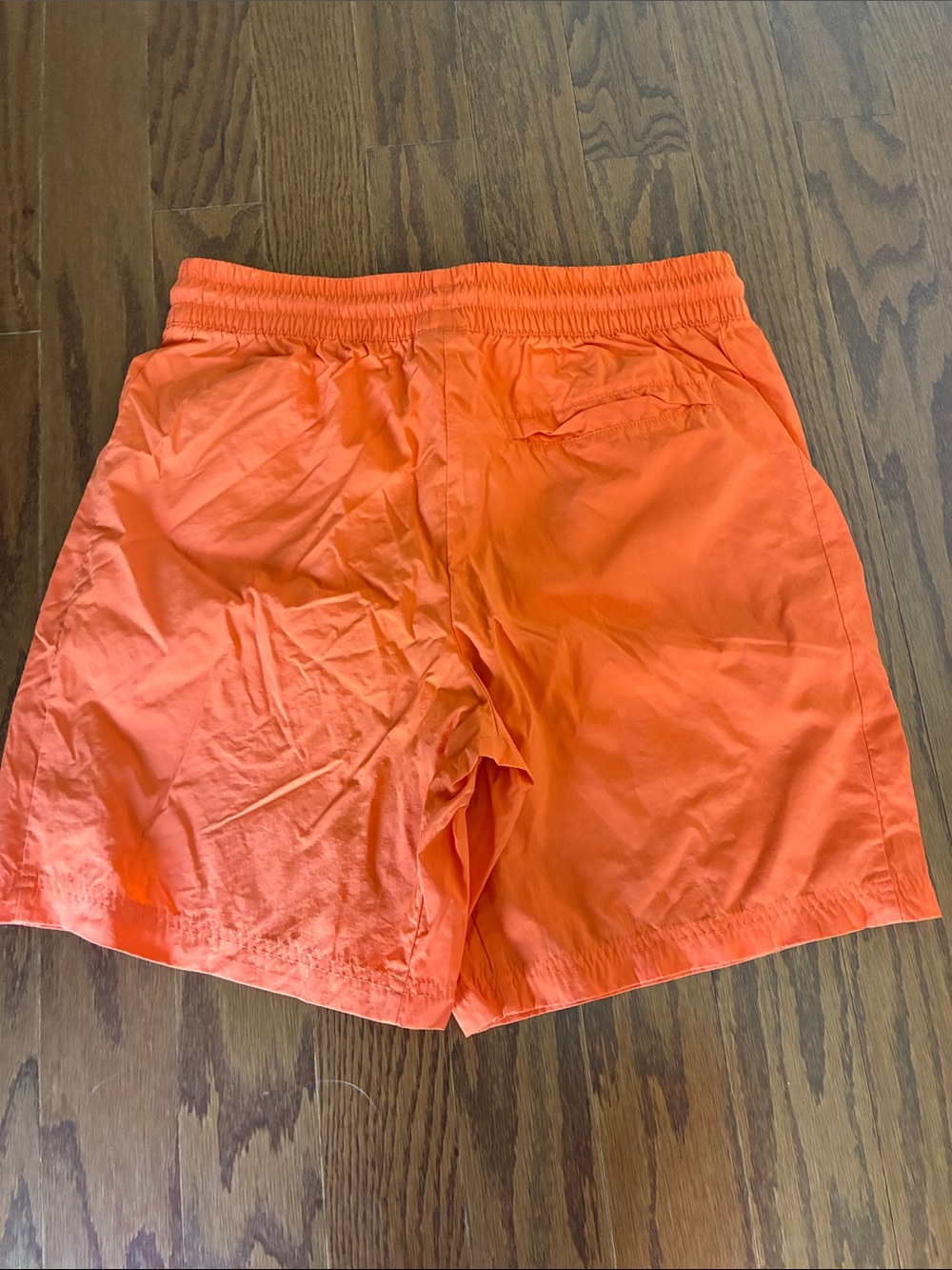 New Balance Men's Bright Orange Athletic 7" Inseam Shorts - Picture 5 of 8